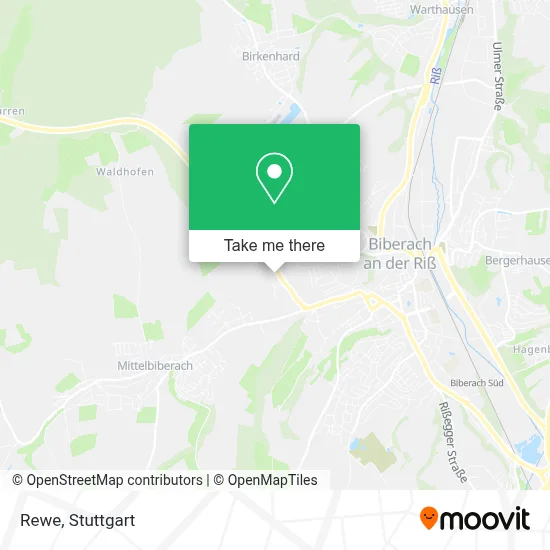 Rewe map