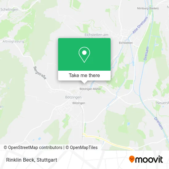Rinklin Beck map
