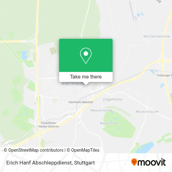 Erich Hanf Abschleppdienst map