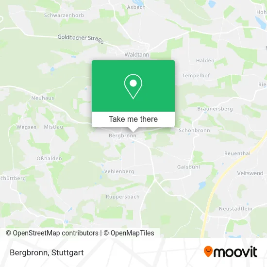 Bergbronn map