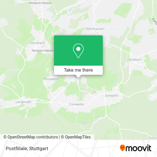 Postfiliale map