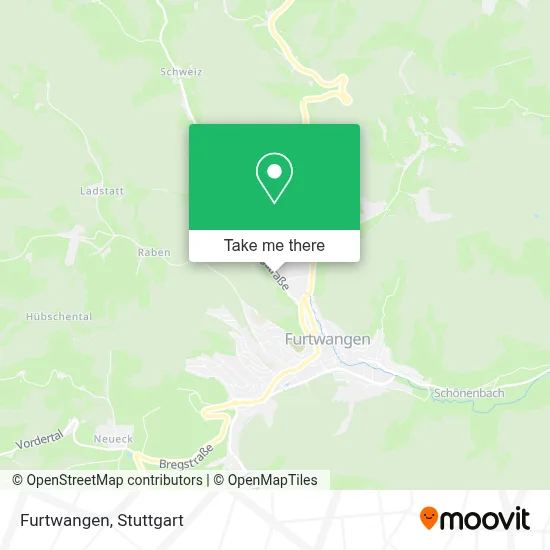 Furtwangen map
