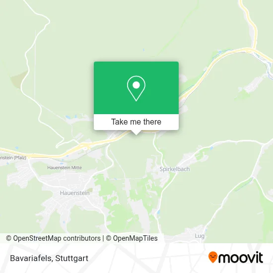 Bavariafels map