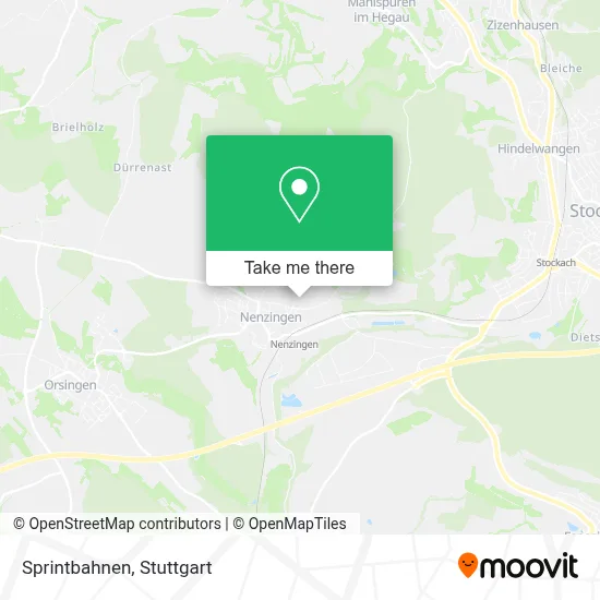 Sprintbahnen map