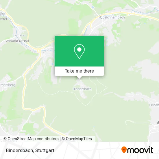 Bindersbach map