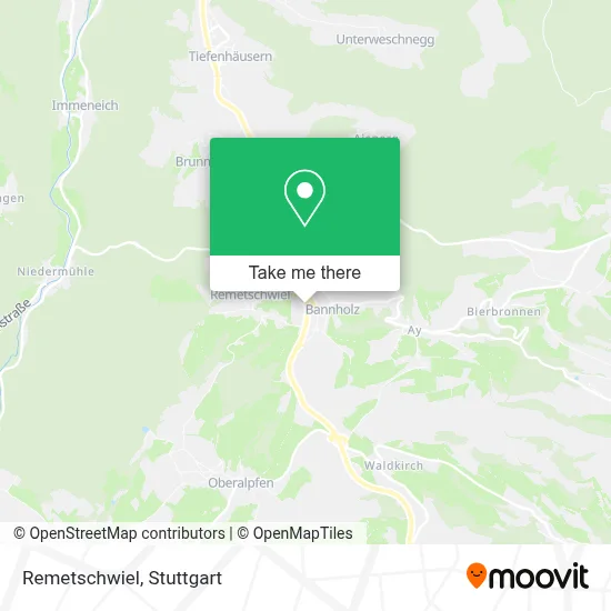 Remetschwiel map