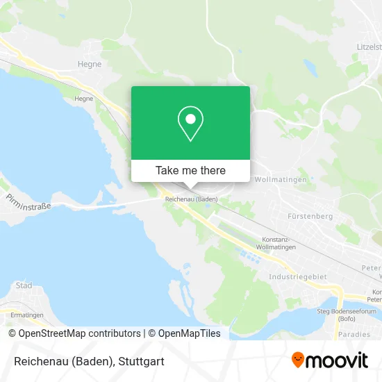 Reichenau (Baden) map