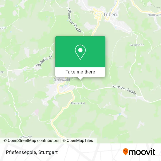 Pfiefensepple map