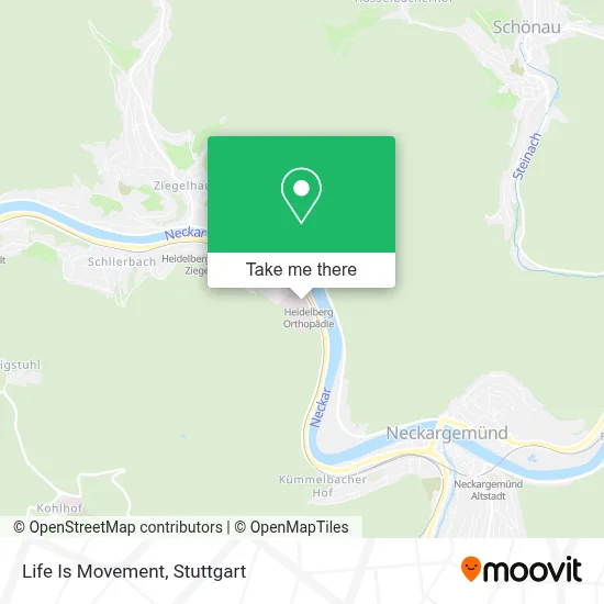 Life Is Movement map