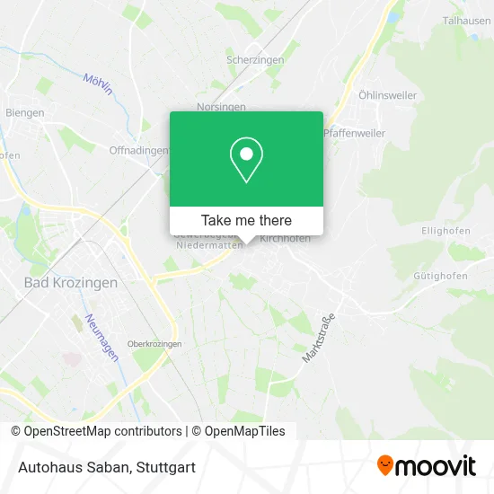 Autohaus Saban map