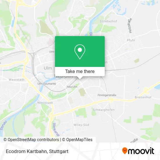 Ecodrom Kartbahn map