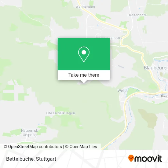 Bettelbuche map