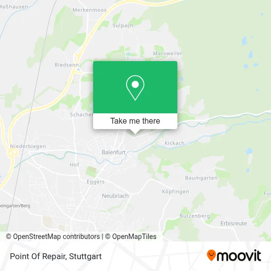 Point Of Repair map