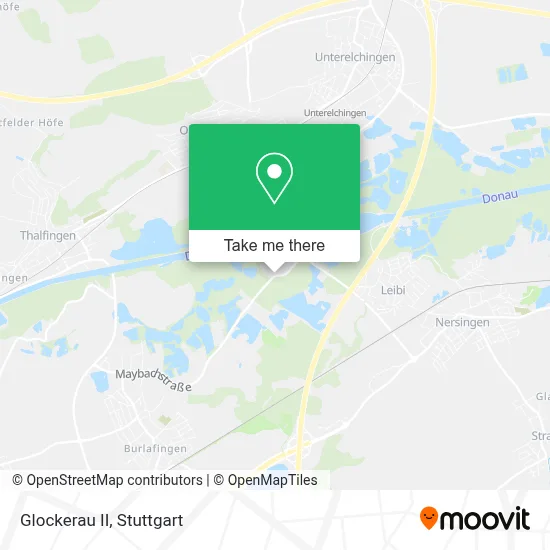 Glockerau II map