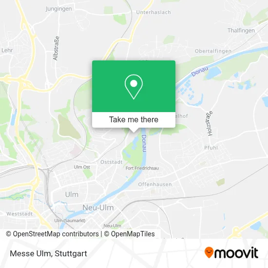 Messe Ulm map