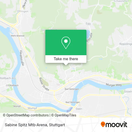 Sabine Spitz Mtb-Arena map