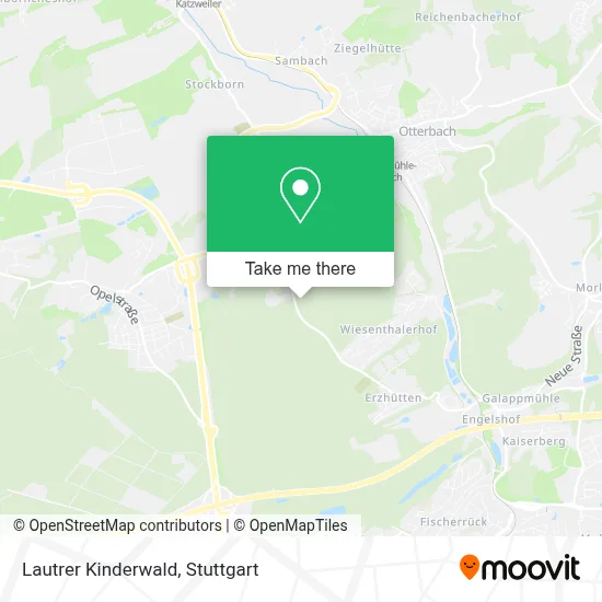 Lautrer Kinderwald map