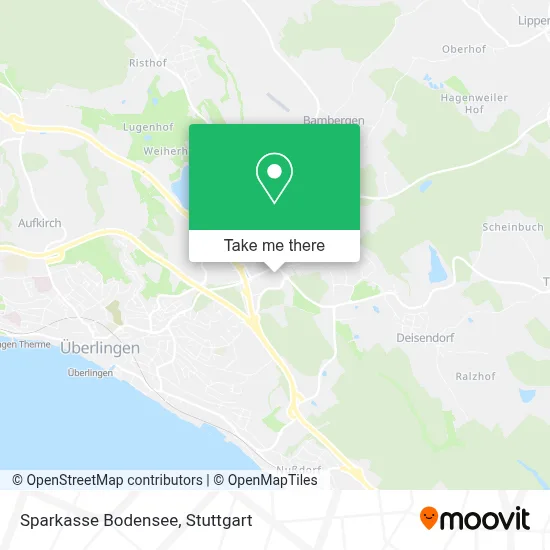 Sparkasse Bodensee map