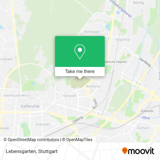 Lebensgarten map