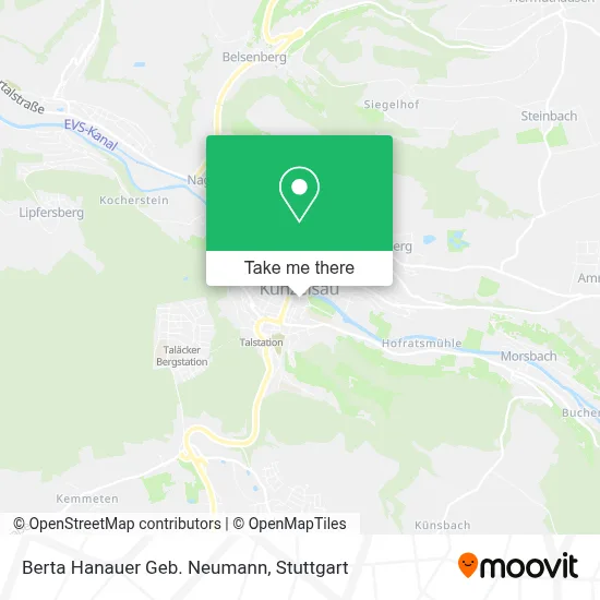Berta Hanauer Geb. Neumann map