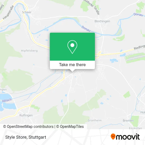 Style Store map