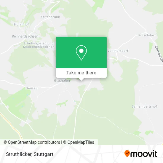Struthäcker map