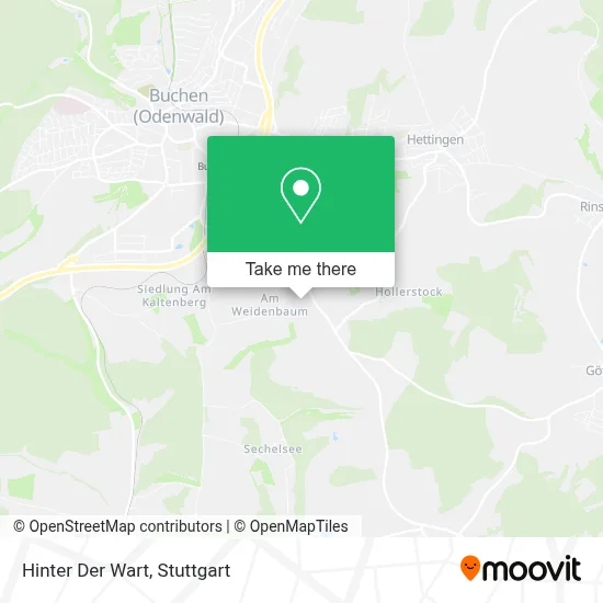 Hinter Der Wart map