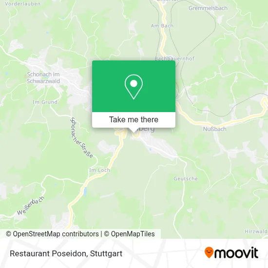 Restaurant Poseidon map
