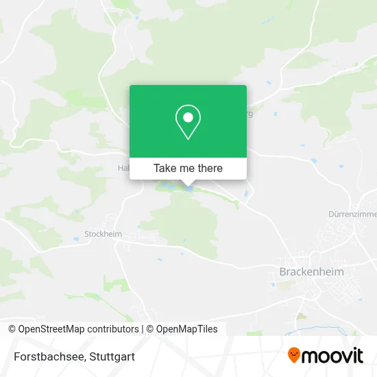 Forstbachsee map