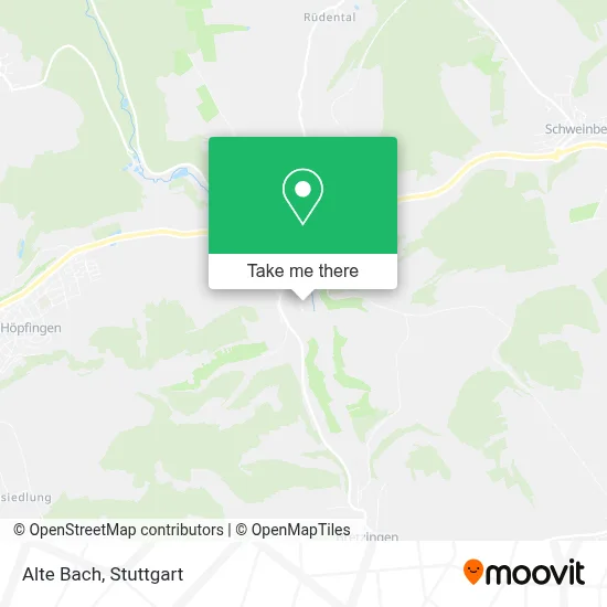 Alte Bach map