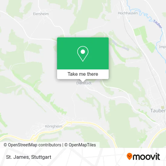 St. Jakobus map