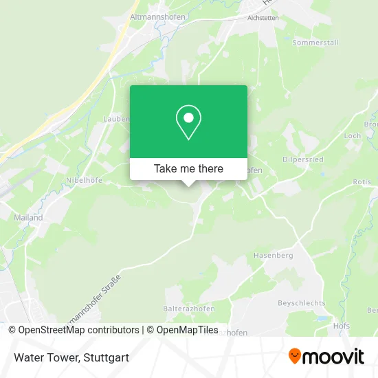 Wasserturm map