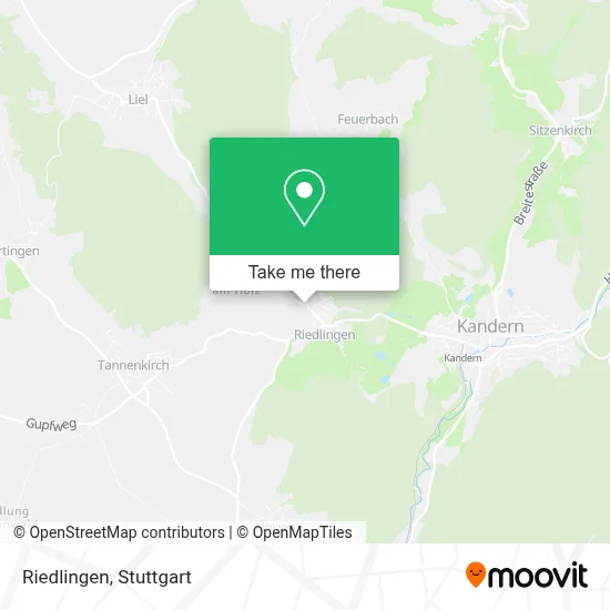 Riedlingen map