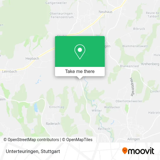 Unterteuringen map