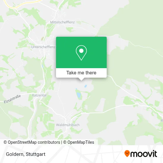 Goldern map