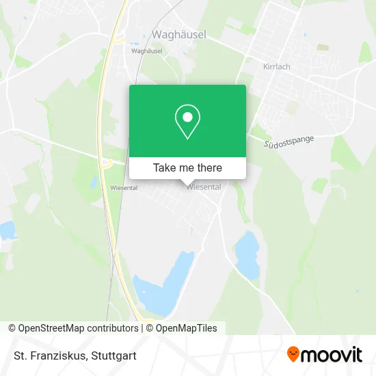 St. Franziskus map