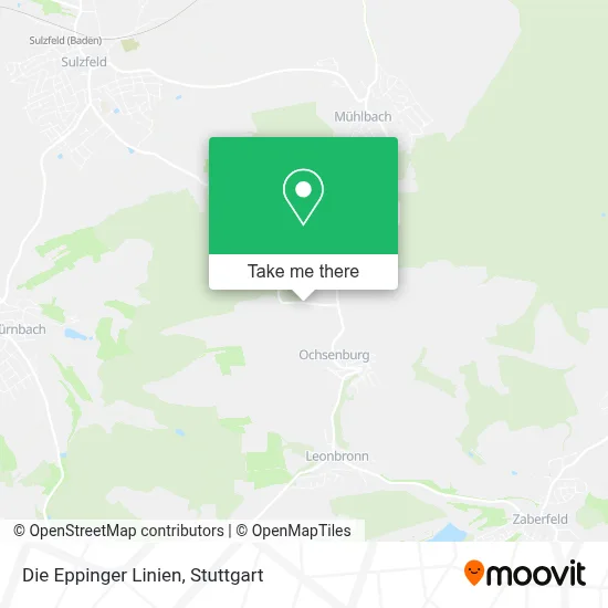 Die Eppinger Linien map