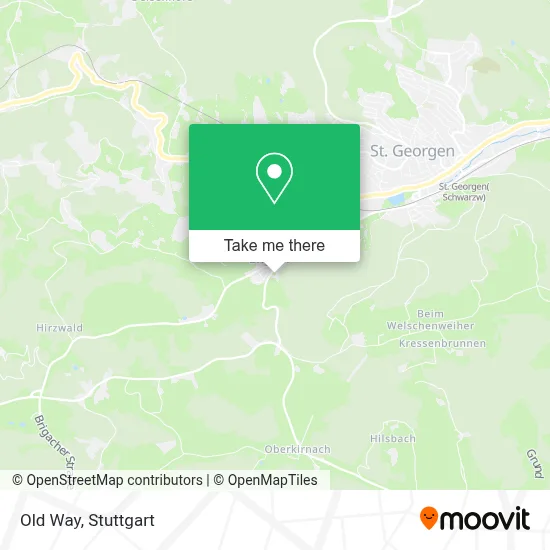 Alter Weg map