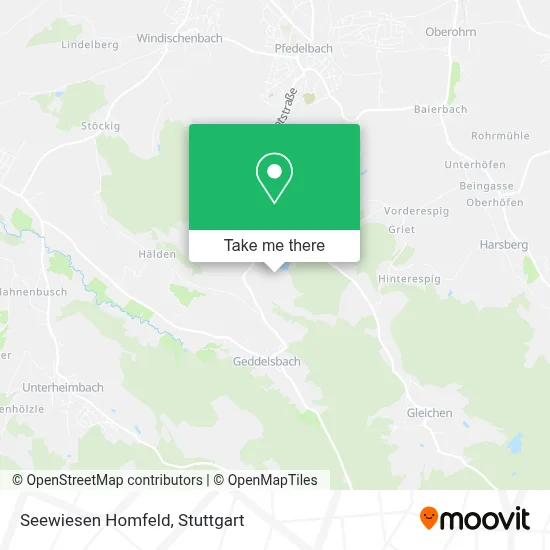 Seewiesen Homfeld map