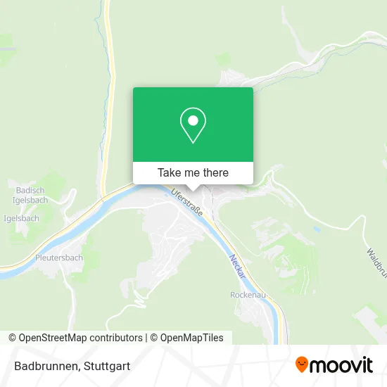 Badbrunnen map