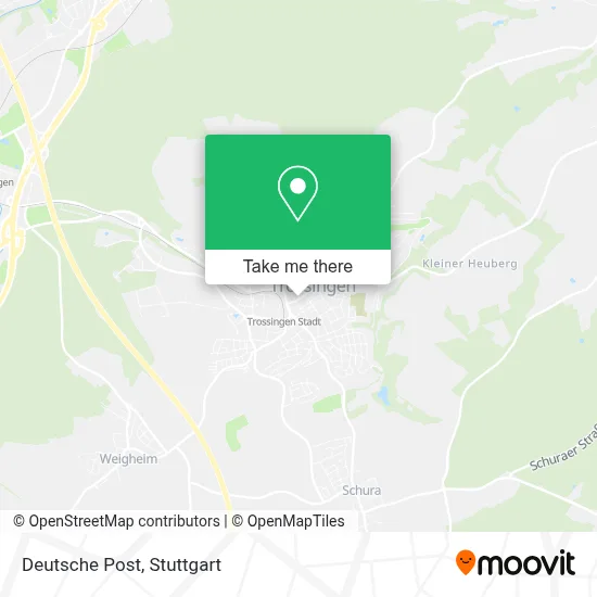Deutsche Post map