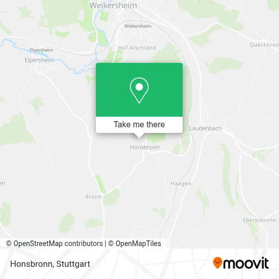 Honsbronn map
