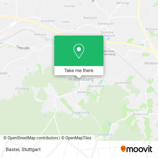 Bastei map