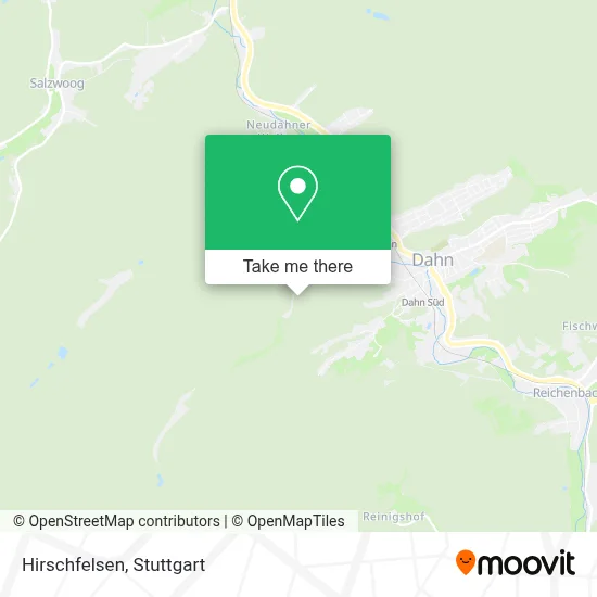 Hirschfelsen map