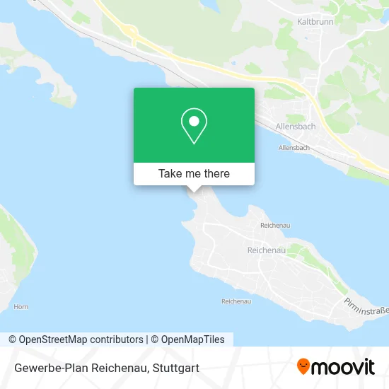 Gewerbe-Plan Reichenau map