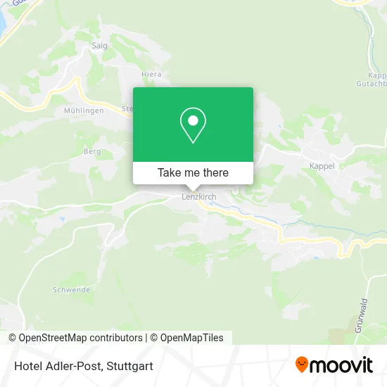 Hotel Adler-Post map