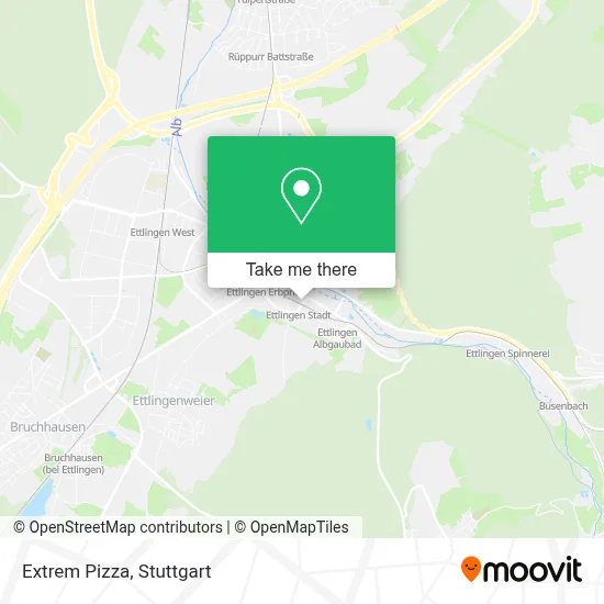 Extrem Pizza map