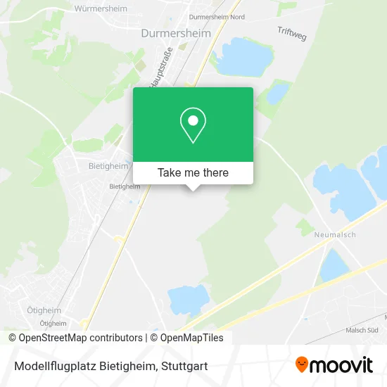 Modellflugplatz Bietigheim map