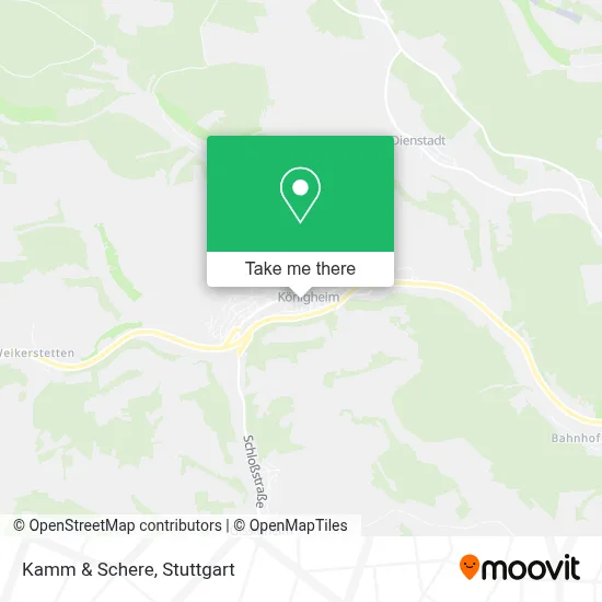 Kamm & Schere map