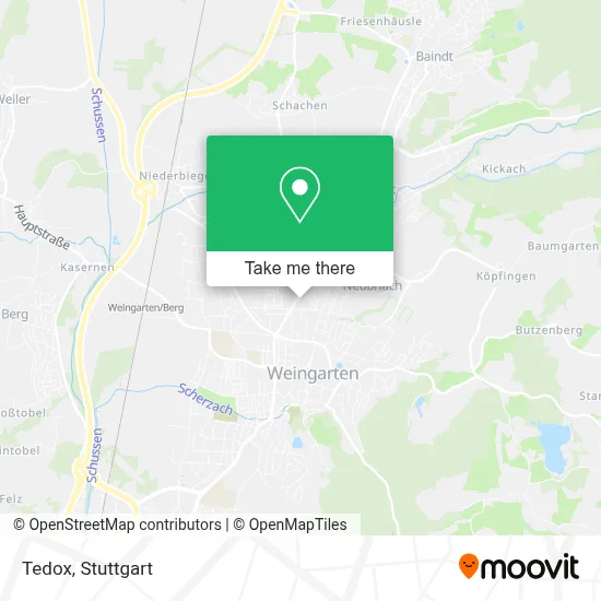 Tedox map